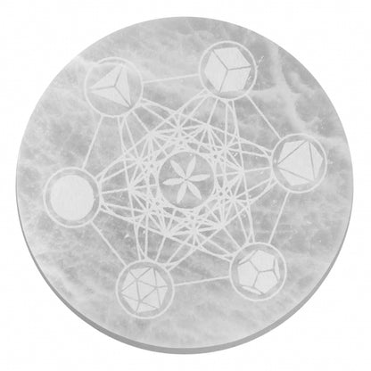 Sacred Geometry Charging Plate - Crystal Nest