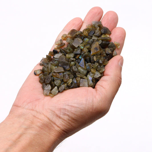 Labradorite Crystal Chips - 40g Bag - Crystal Nest