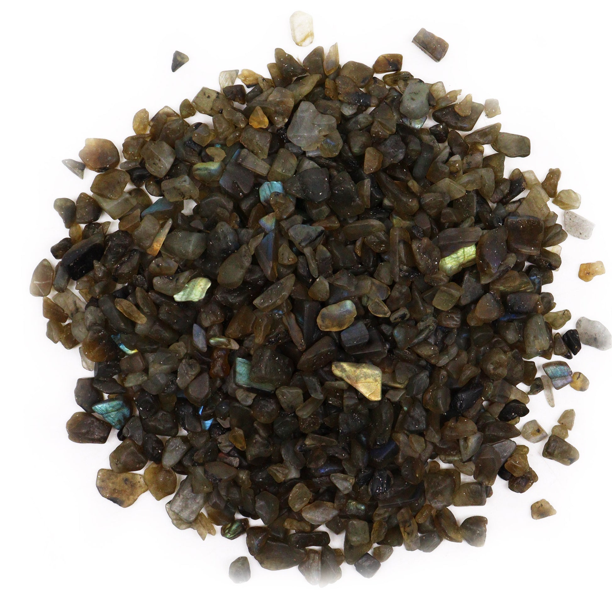 Labradorite Crystal Chips - 40g Bag - Crystal Nest