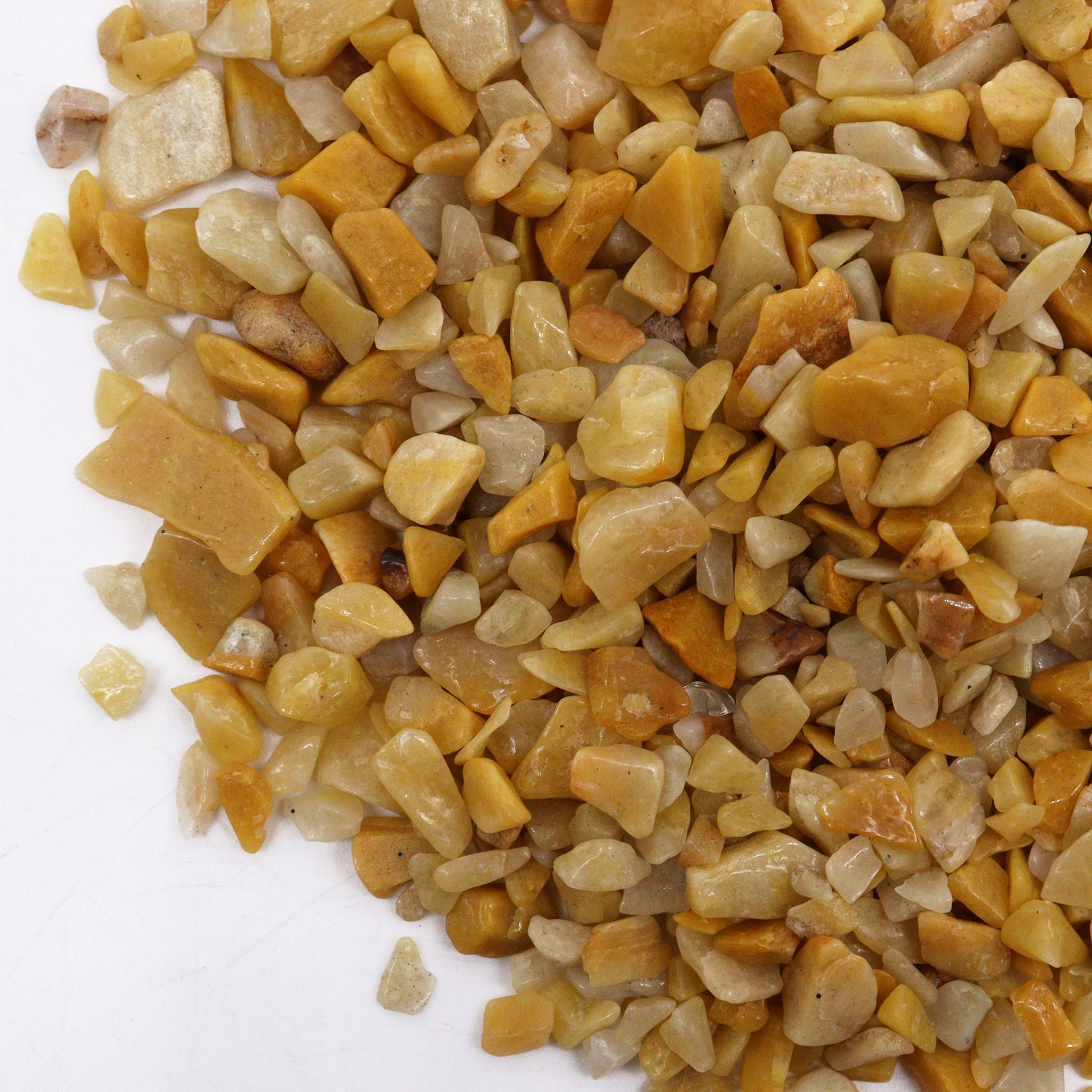 Golden Quartz Crystal Chips - 40g Bag - Crystal Nest