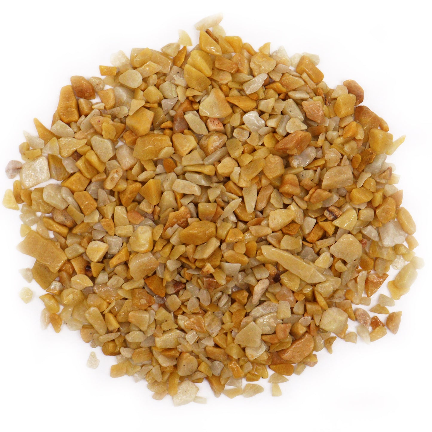 Golden Quartz Crystal Chips - 40g Bag - Crystal Nest