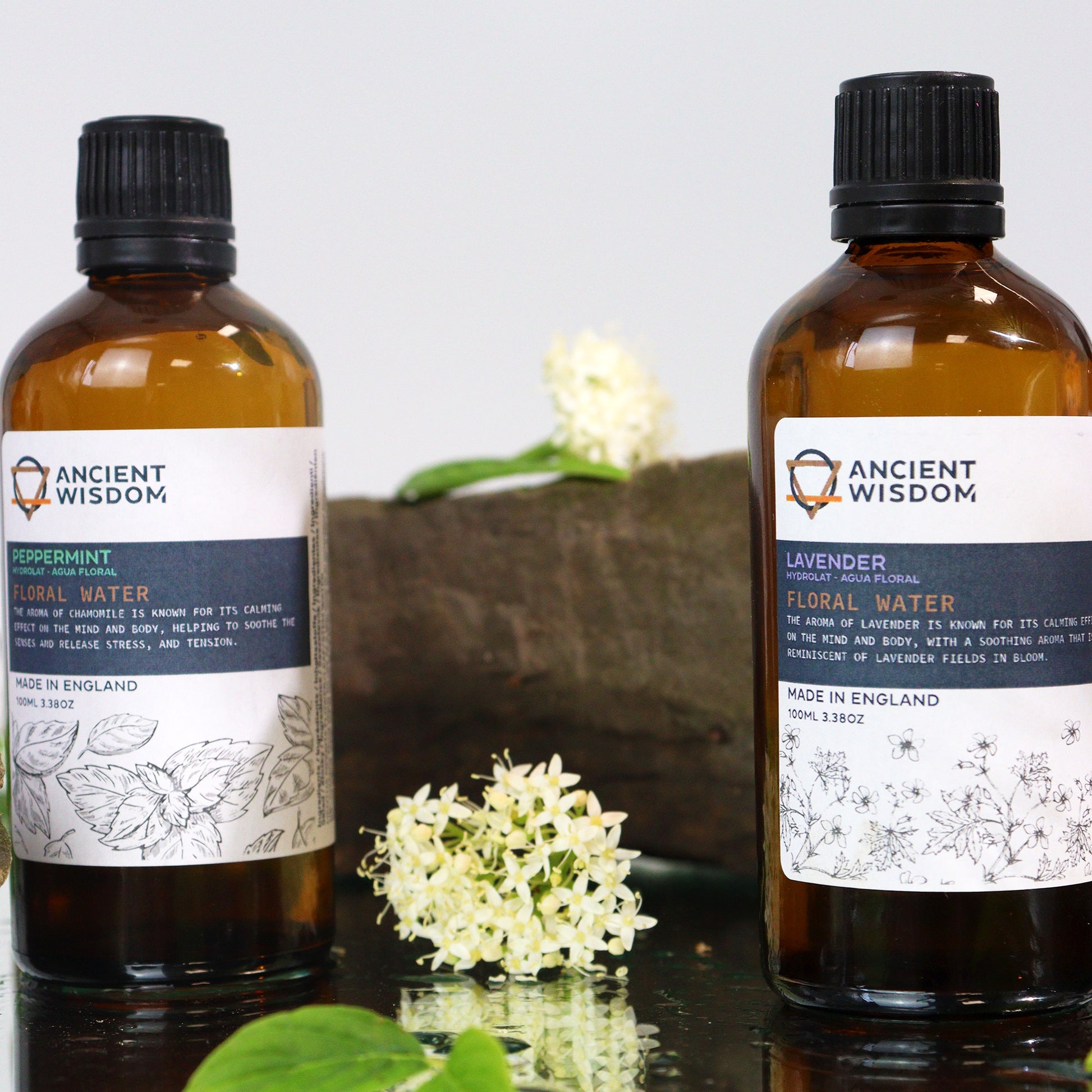 Cooling Peppermint Hydrolat | Floral Water for Revitalised Skin | 100ml - Crystal Nest