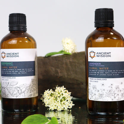 Cooling Peppermint Hydrolat | Floral Water for Revitalised Skin | 100ml - Crystal Nest