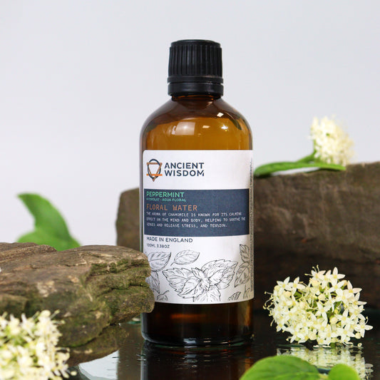 Cooling Peppermint Hydrolat | Floral Water for Revitalised Skin | 100ml - Crystal Nest