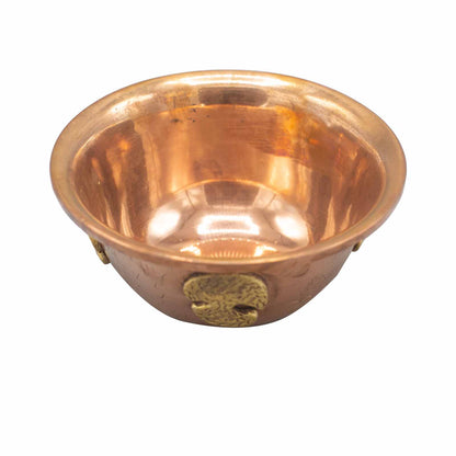 Copper Ritual Bowl with Tree of Life - Crystal Nest