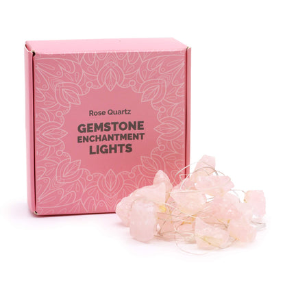 Crystal Glow LED String Lights – Rose Quartz - Crystal Nest