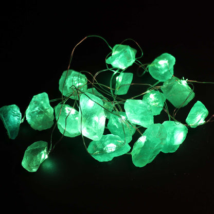 Crystal Glow LED String Lights – Jade - Crystal Nest