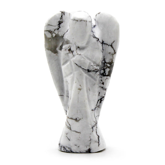 White Howlite Guardian Angel