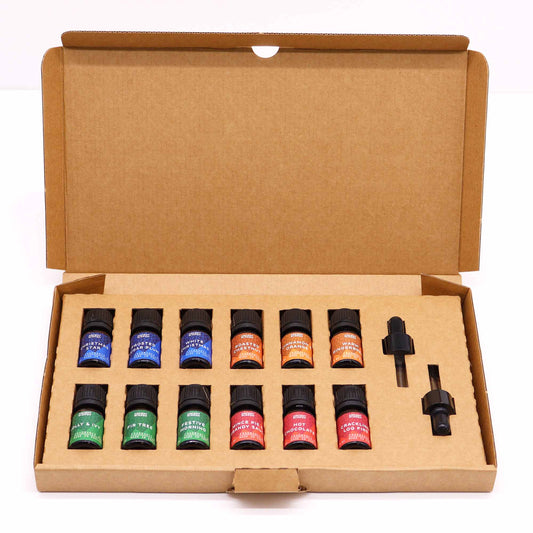 12 x Festive Delights Fragrance Oils Set - Crystal Nest