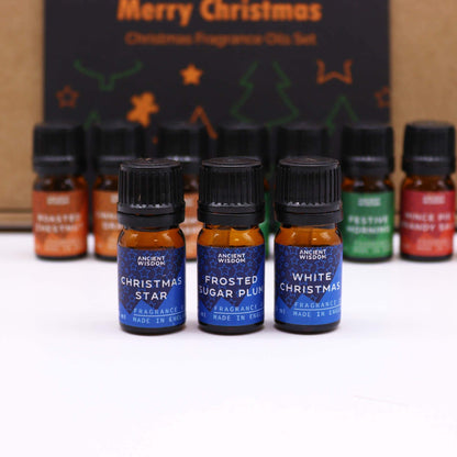 12 x Festive Delights Fragrance Oils Set - Crystal Nest