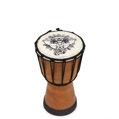 Djembe Drum – Elephant Design