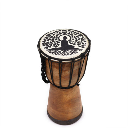 Djembe Drum – Buddha Design