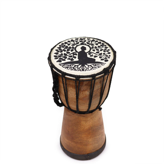 Djembe Drum – Buddha Design