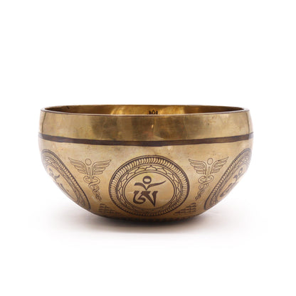 Bodhi Tree Buddha  Tibetan Singing Bowl Ritual Set - Crystal Nest
