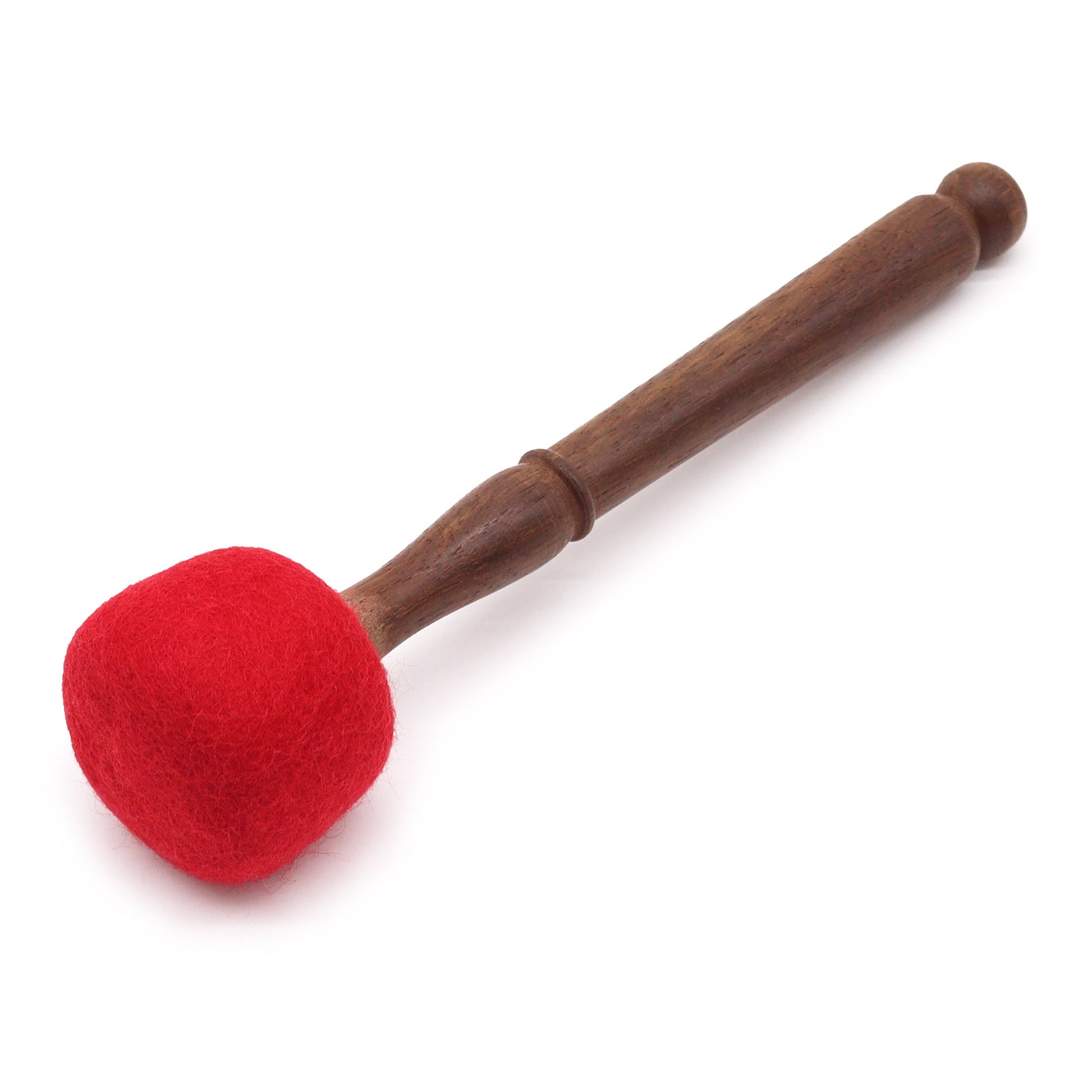 Large Felted Singing Bowl Mallet | 23cm Gong Stick - Crystal Nest