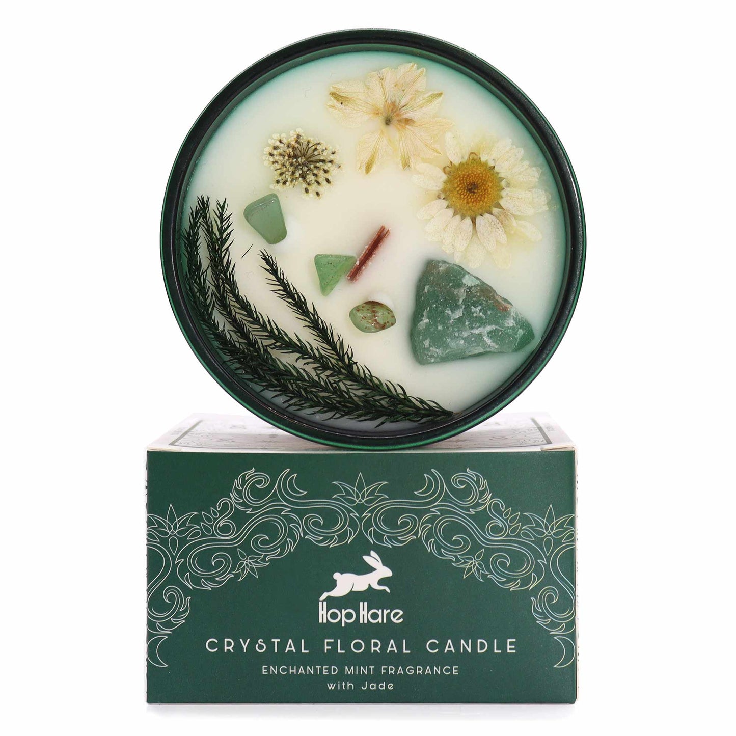 The Magician - Hop Hare Crystal Magic Flower Candle