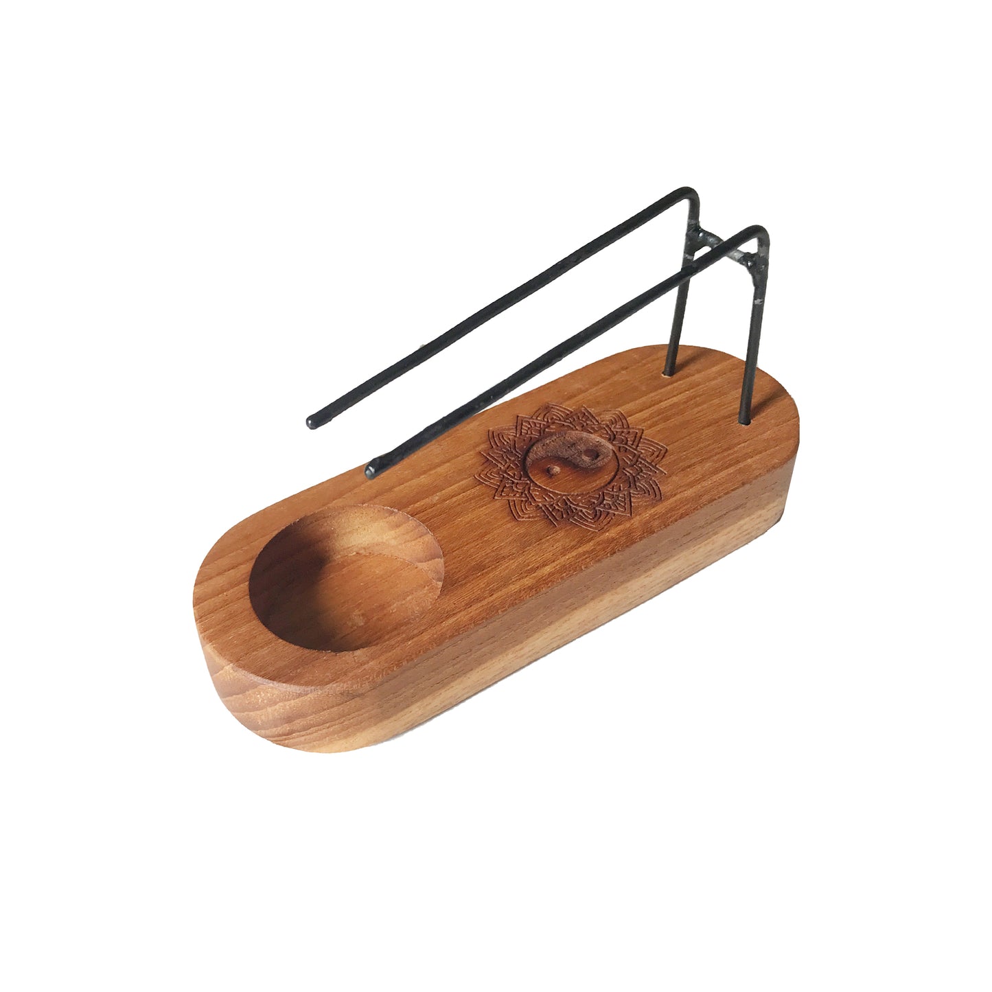 Small Palo Santo Heater - Yin & Yang Design - Crystal Nest