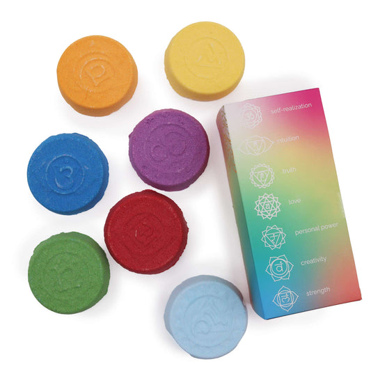 7 Chakra Bath Fizzers – Chakra Harmony & Inner Glow