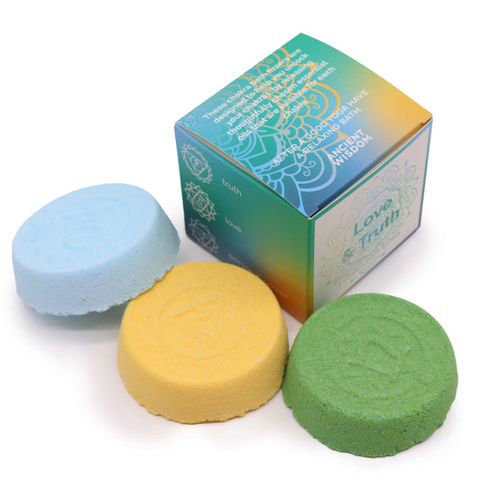 Chakra Bath Fizzers – Love, Truth & Personal Power