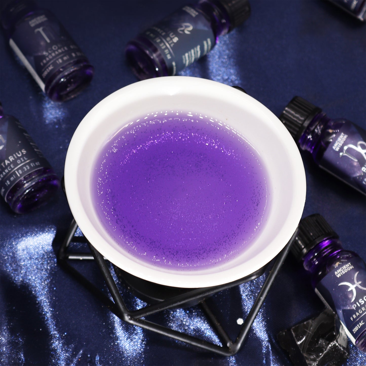 Zodiac Fragrance Oil 10ml – Capricorn | Glaze Lapis Lazuli - Crystal Nest