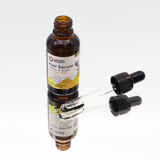 Nourish & Thrive: Organic Hair Serum with Castor & Argan Oils + Rosemary | 30ml