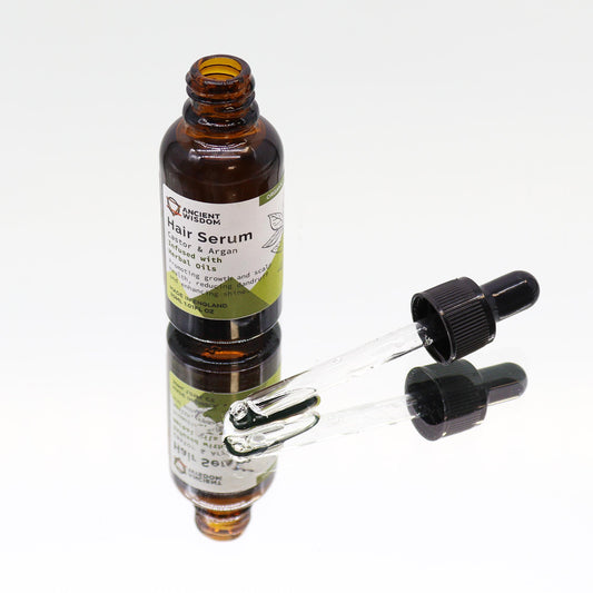 Ultimate Hair Health & Growth: Organic Hair Serum with Castor & Argan Oils + Herbal Oils | 30ml