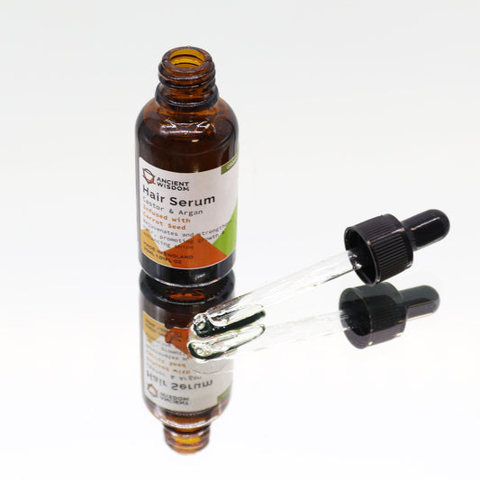 Natural Hair Revival: Organic Hair Serum with Castor & Argan Oils + Carrot Seed | 30ml