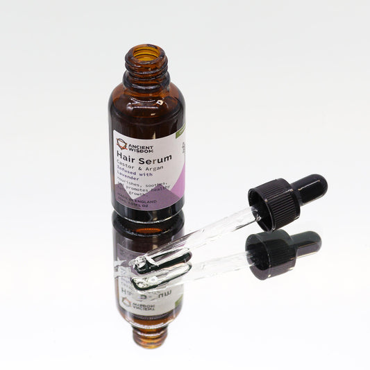 Nourish & Soothe: Organic Hair Serum with Castor & Argan Oils + Lavender | 30ml