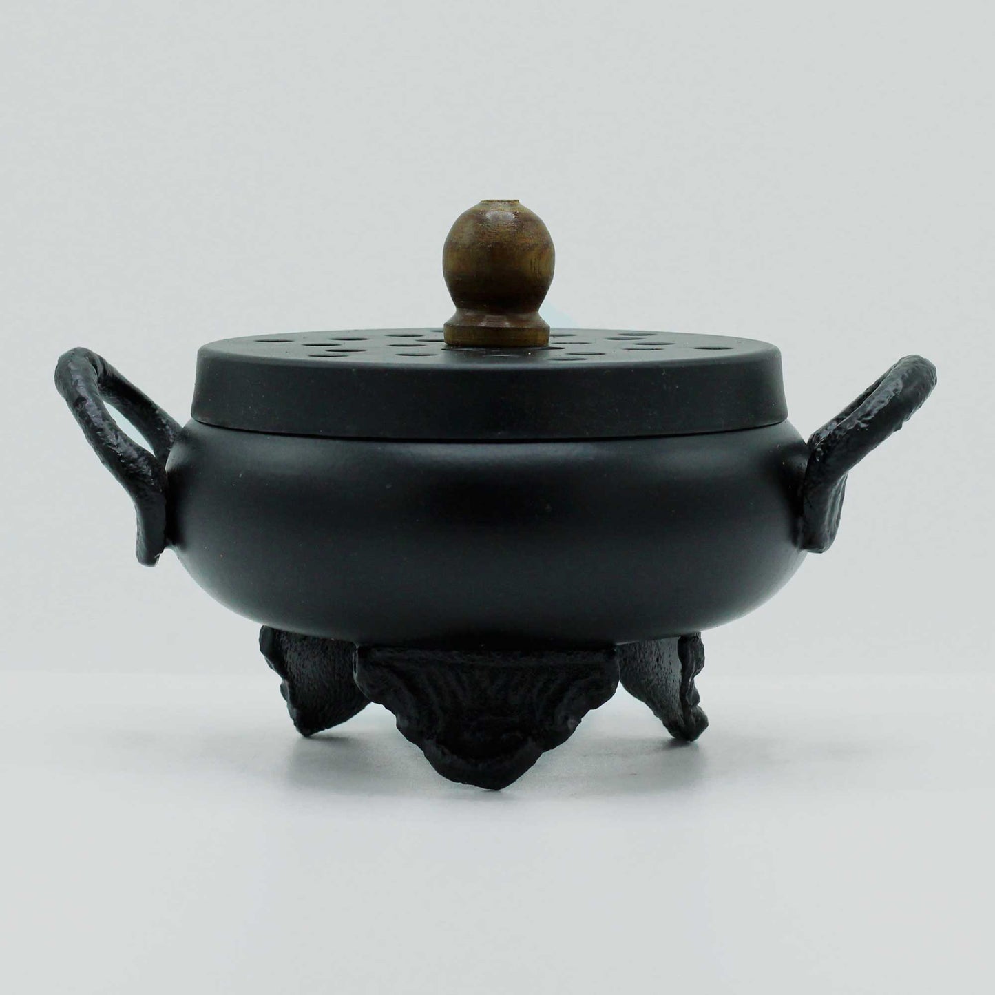 Black Iron Cauldron Burner – Ritual Essential - Crystal Nest