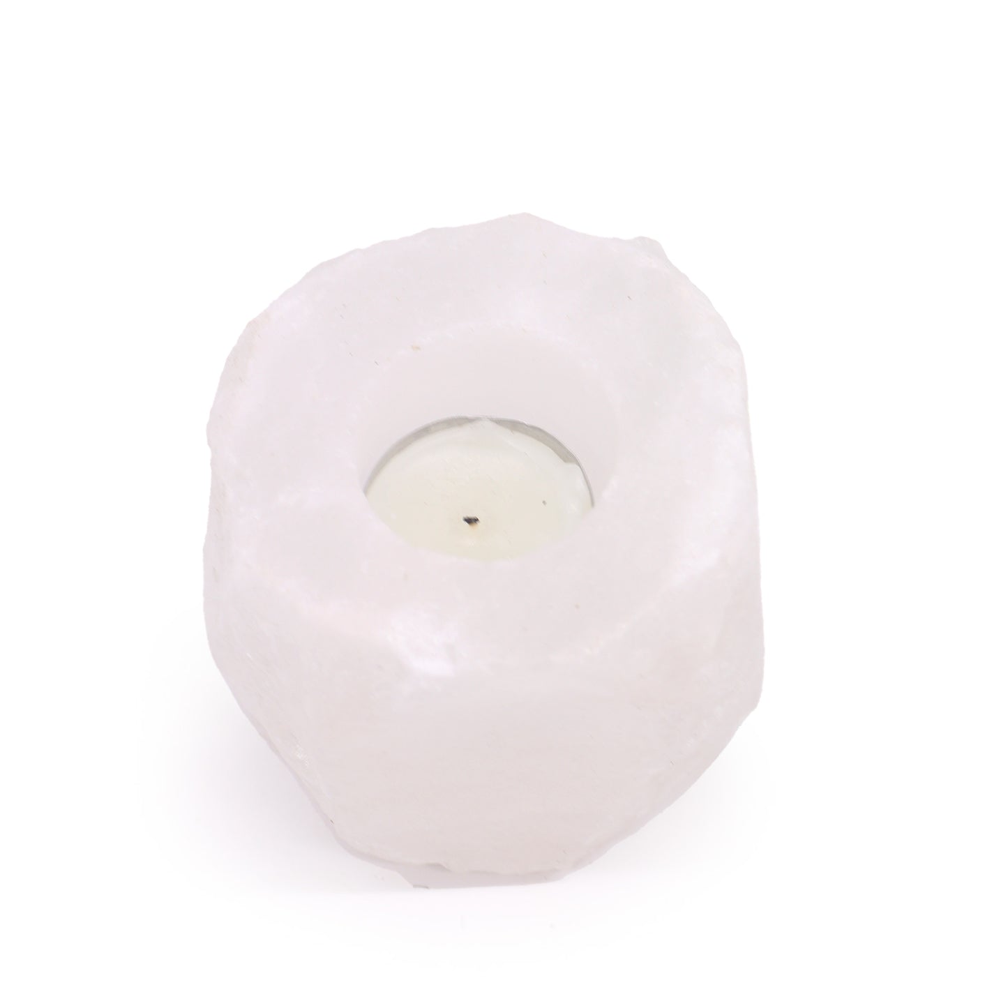 Crystal Rock Himalayan Salt Tealight Candle Holder