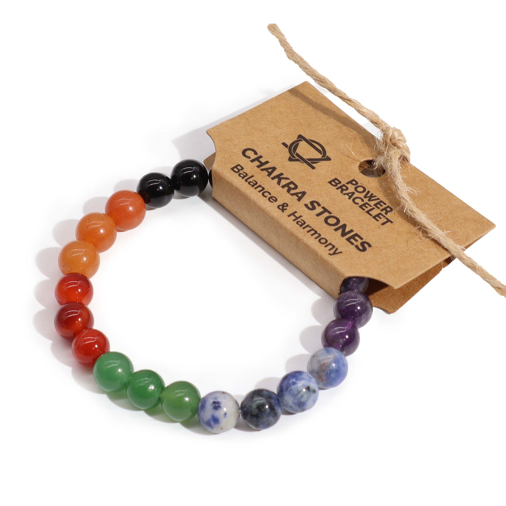 Chakra Power Bead Bracelet - Balance & Harmony - Crystal Nest