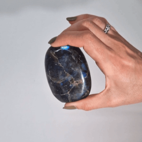 Labradorite Polished Tomb Stone - Crystal Nest