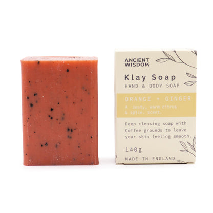 Orange & Ginger Klay Soap - Crystal Nest