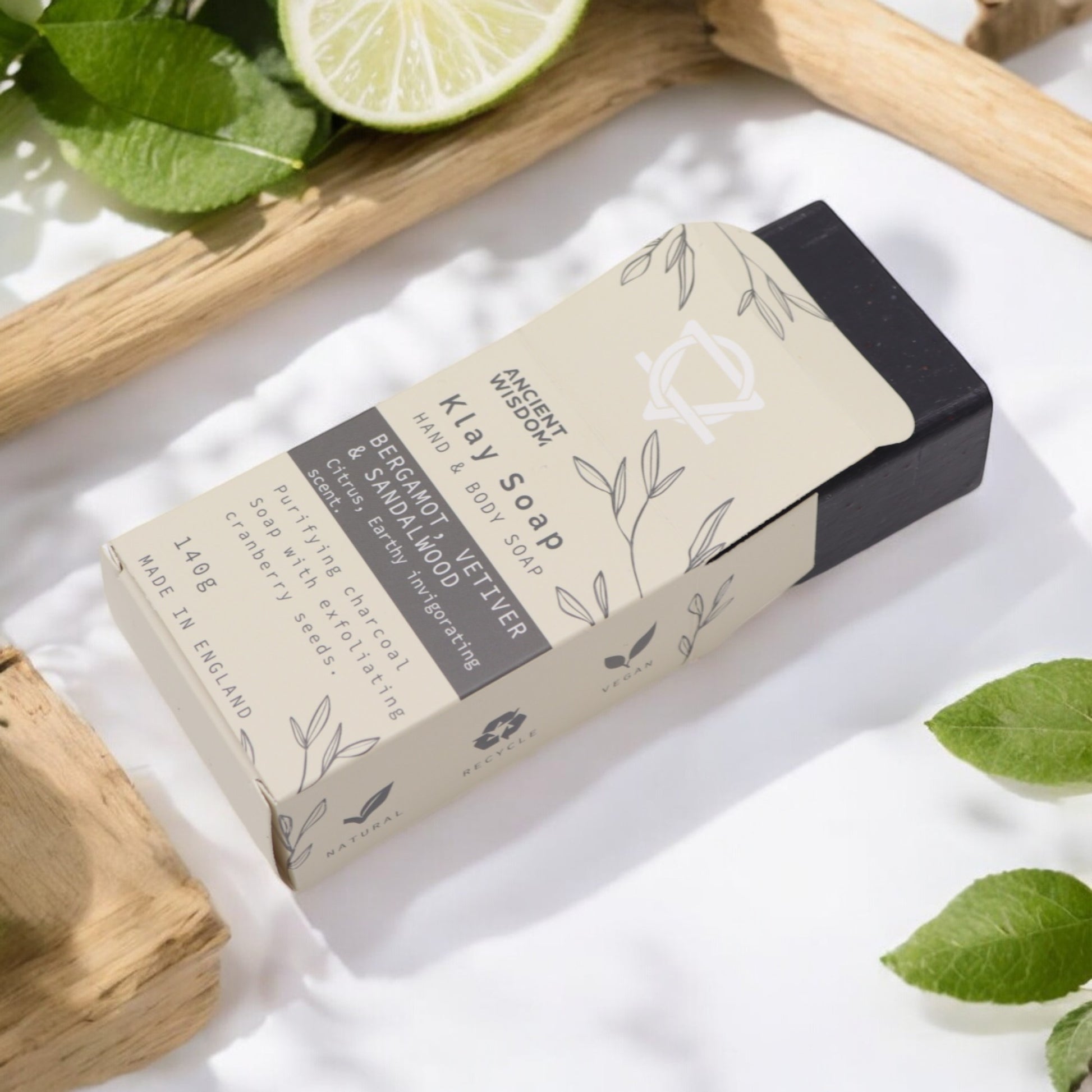 Bergamot & Sandalwood Klay Soap - Crystal Nest