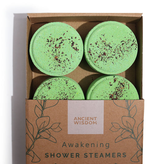 Awakening Shower Steamers | Refreshing Aromatherapy | Set of 4 - Crystal Nest