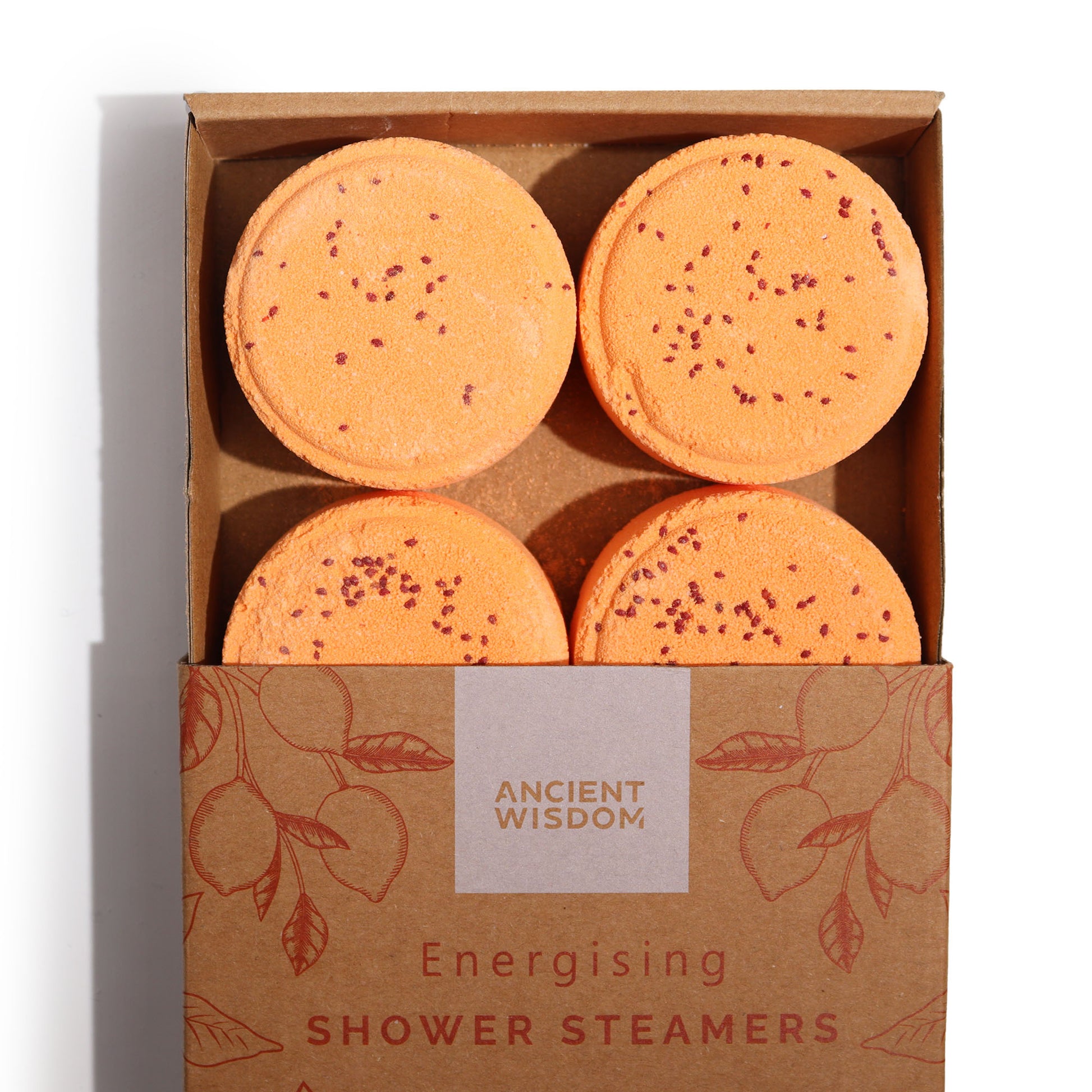 Energising Shower Steamers | Invigorating Aromatherapy | Set of 4 - Crystal Nest