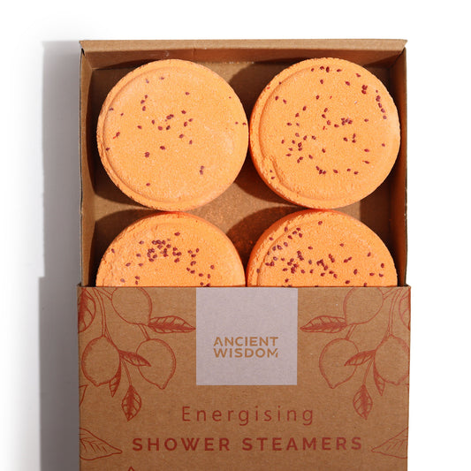 Energising Shower Steamers | Invigorating Aromatherapy | Set of 4 - Crystal Nest