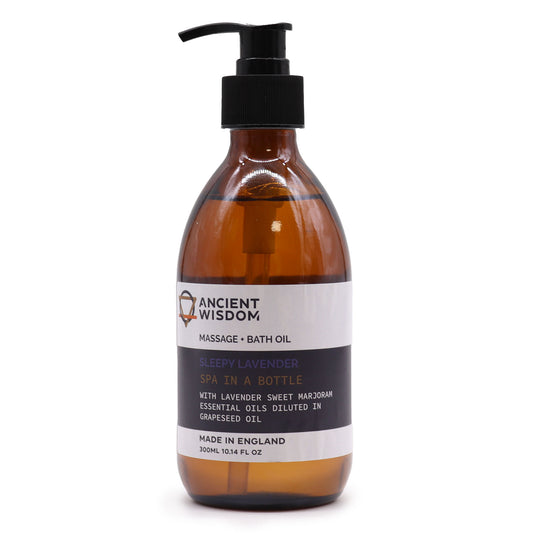 Sleepy Lavender Massage Oil | Relax & Unwind for Restful Sleep - Crystal Nest