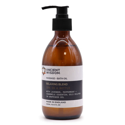 Relaxing Massage Oil | Stress Relief & Self-Care - Crystal Nest