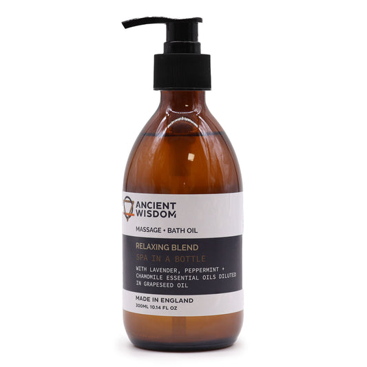 Relaxing Massage Oil | Stress Relief & Self-Care - Crystal Nest