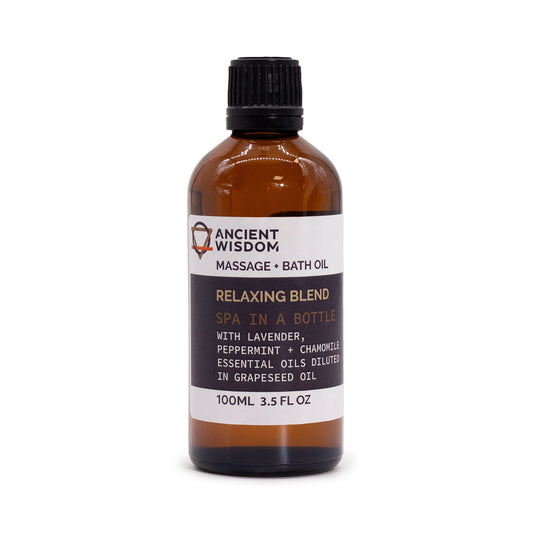 Relaxing Massage Oil | Stress Relief & Self-Care - Crystal Nest