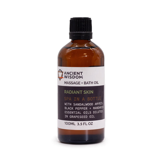 Radiant Skin Massage Oil | Glow & Hydrate | 100ml - Crystal Nest