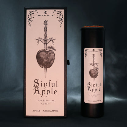 Sinful Apple Ritual Candle – Love & Desire | Apple & Cinnamon | Soy Wax