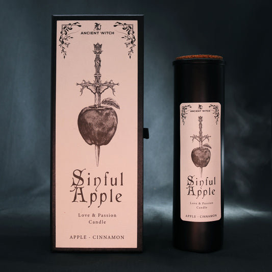 Sinful Apple Ritual Candle – Love & Desire | Apple & Cinnamon | Soy Wax