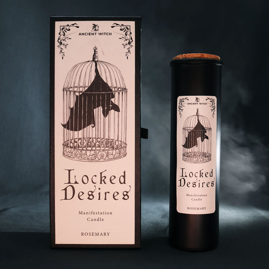 Locked Desires Ritual Candle – Manifestation | Rosemary | Soy Wax