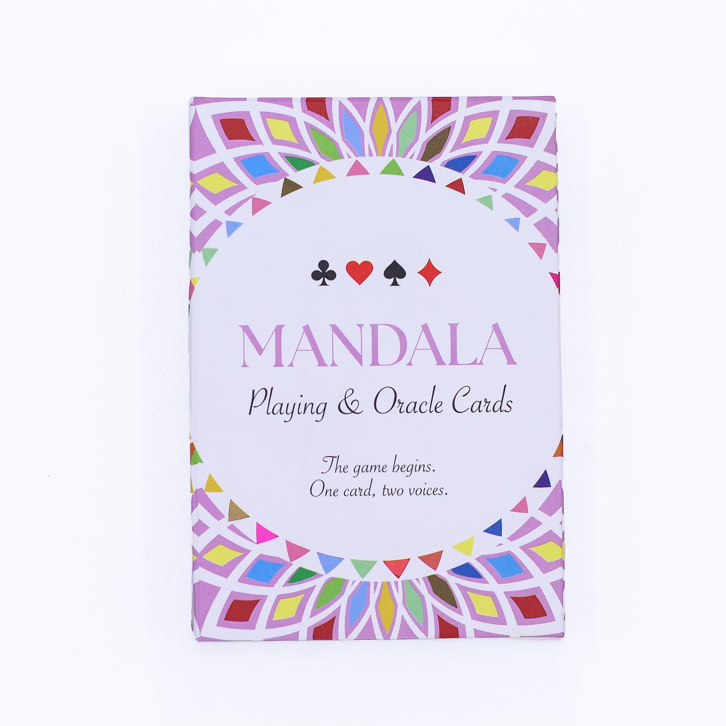Mandala Playing & Oracle Cards – Kaleidoscope Symmetry Deck | 54-Card Divination & Game Set