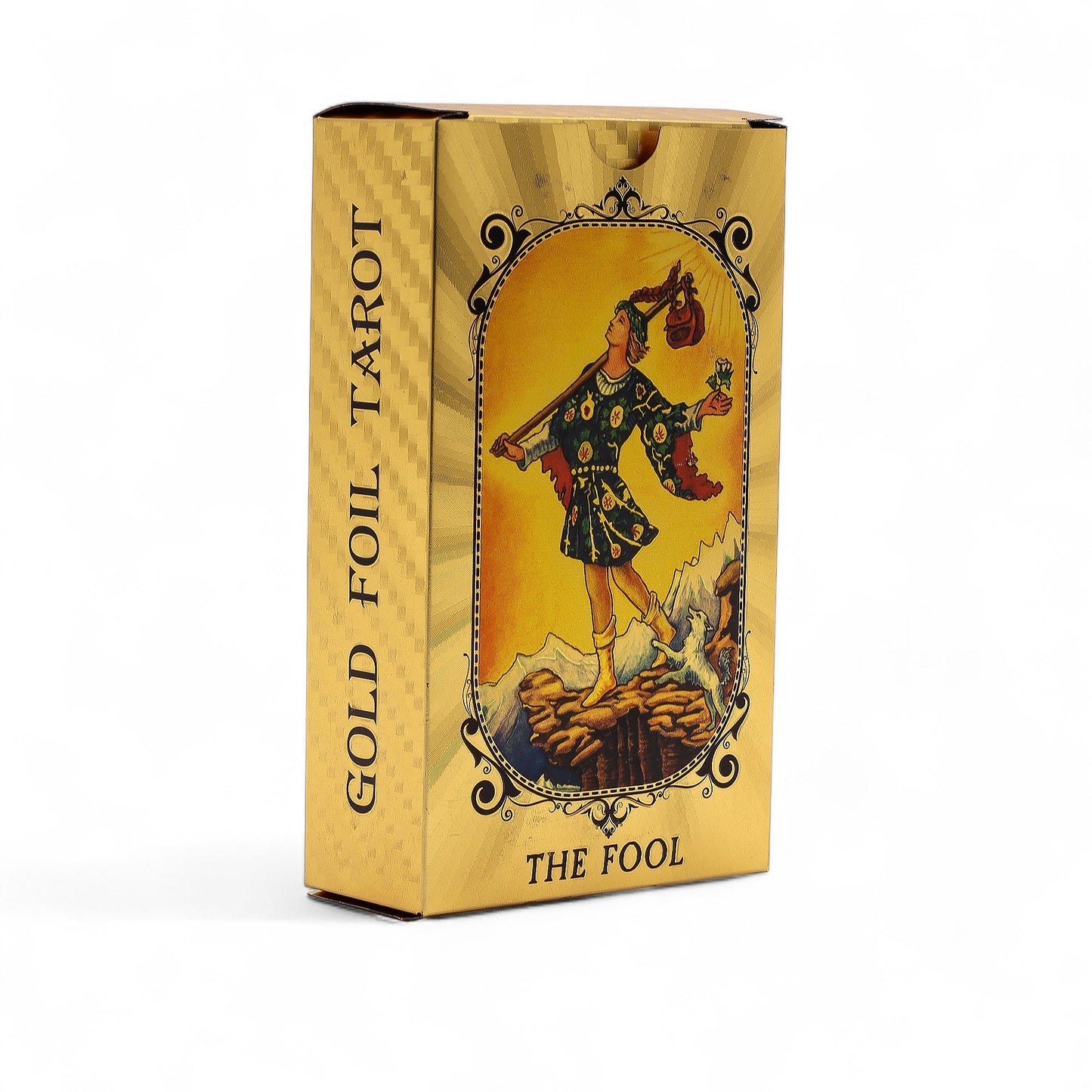 Gold Foil All Seeing Eye Tarot Card Set | Guidebook Included