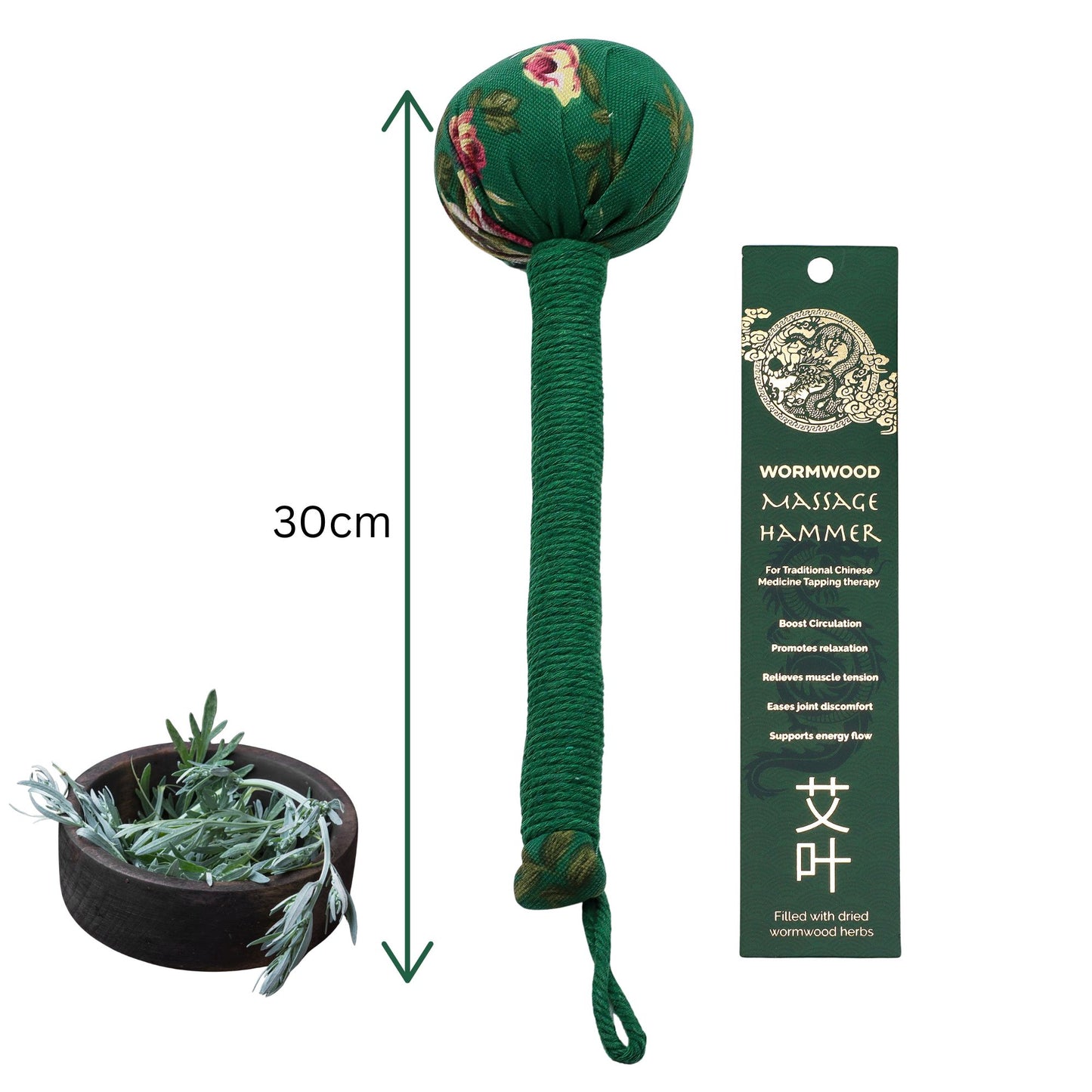 Herbal Relaxation Massage Hammer | Traditional Chinese Tapping Therapy