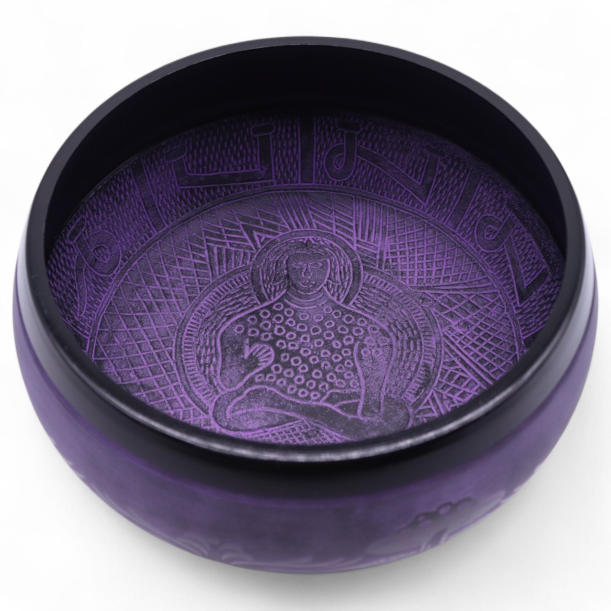 Purple Haze Singing Bowl | Extra Loud Sound Healing & Meditation Bowl - Crystal Nest