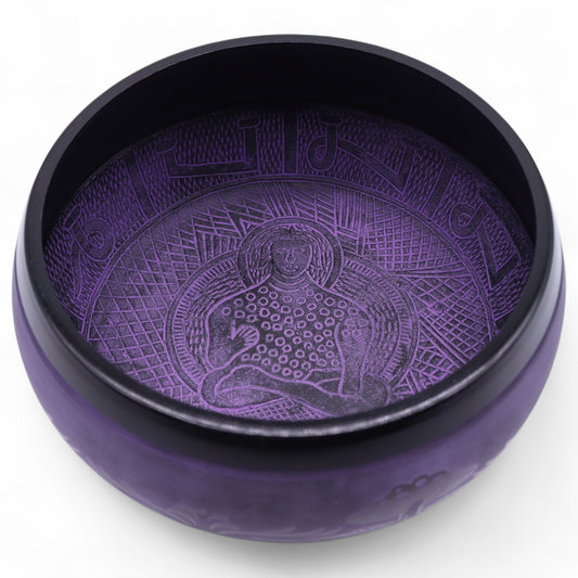 Purple Haze Singing Bowl | Extra Loud Sound Healing & Meditation Bowl - Crystal Nest